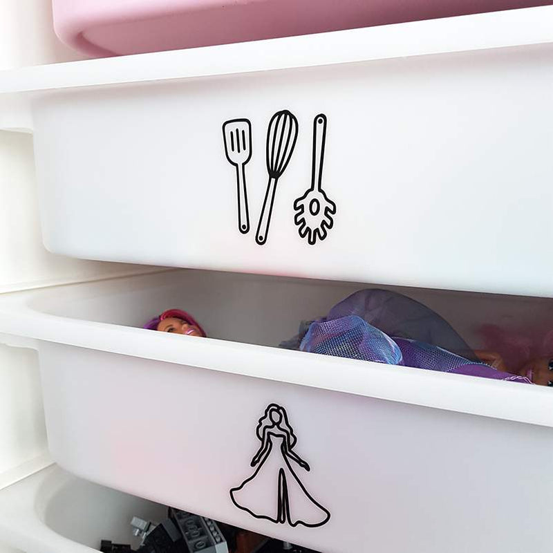 Symboler till förvaring