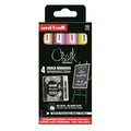 Chalk PWE-5M, set med 4 pennor - orange, lila, rosa och gul