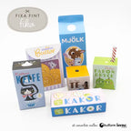 Fixa fint - Fika, med sex bedårande små förpackningar att pyssla och leka med.