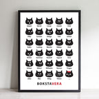 BokstaVera Katt - en poster till nytta och nöje