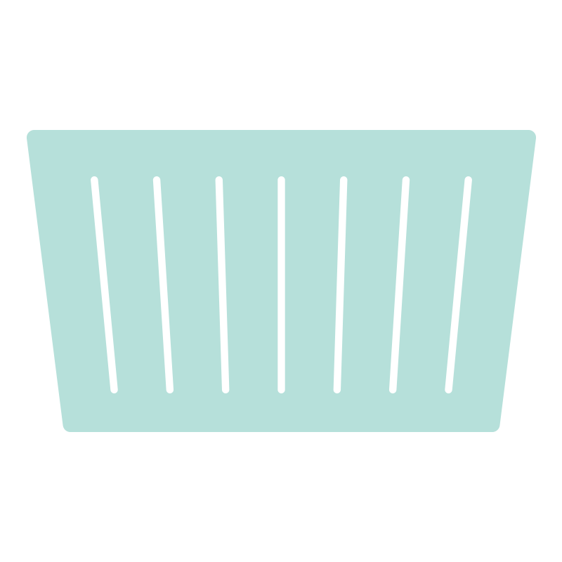 Cupcake, pastel light blue