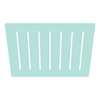 Cupcake, pastel light blue