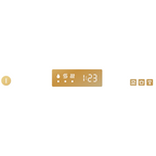 Dishwasher decal for IKEA Duktig play kitchen, gold
