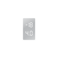 Fridge/freezer panel, silver