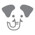 Elephant, dark gray