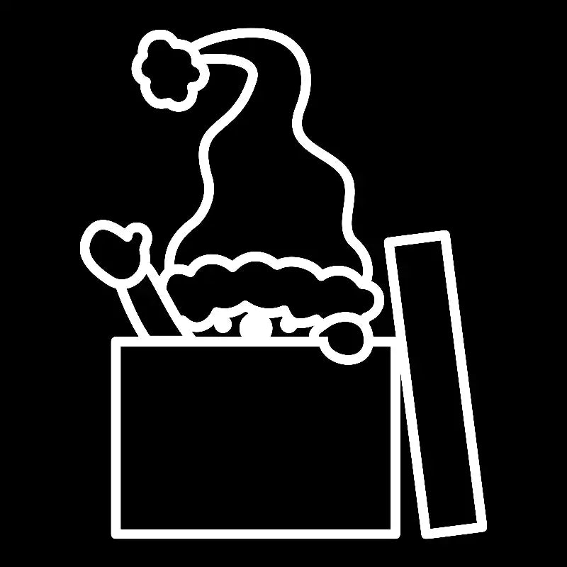 Tomte i låda