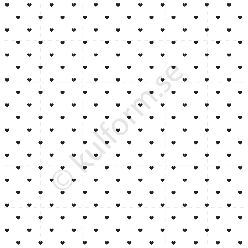 Presentpapper, små hjärtan