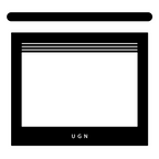 Ugnslucka till skåp eller lådfront