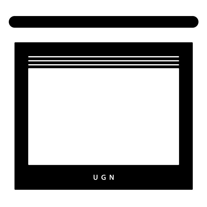 Ugnslucka till skåp eller lådfront