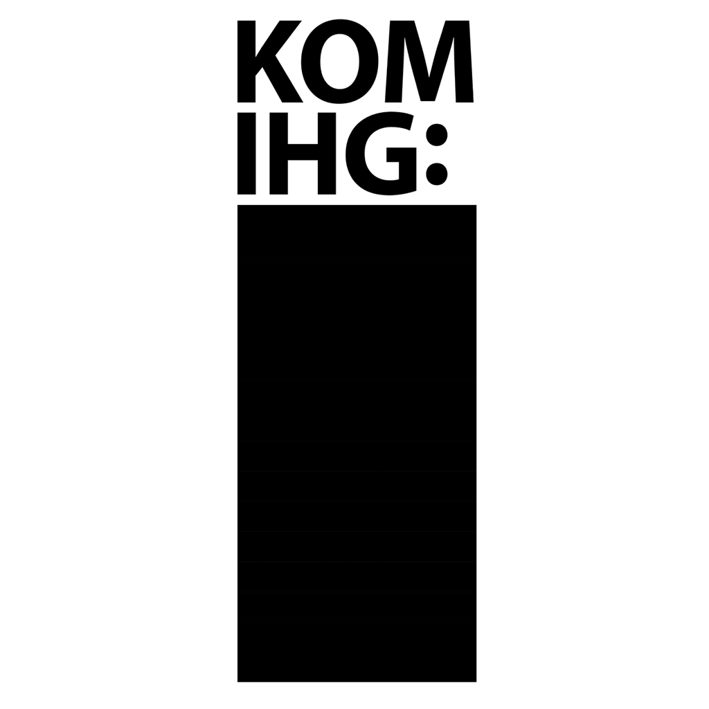 Kom ihg (20 x 56 cm)