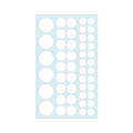 Mini decor, dot mix in white