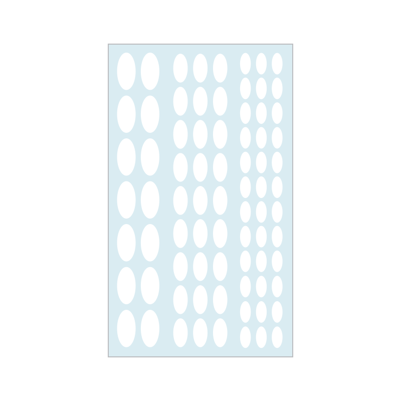 Mini decoration, ovals