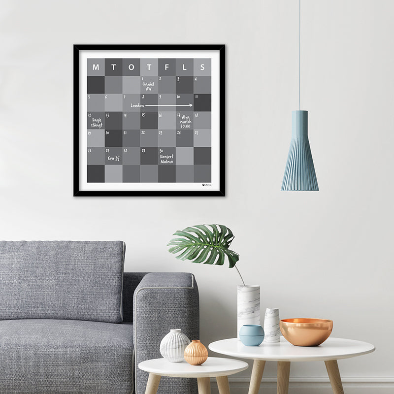 Månadsplan - Pixlar (50x50 cm)