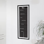 Planeringstavla för en månad