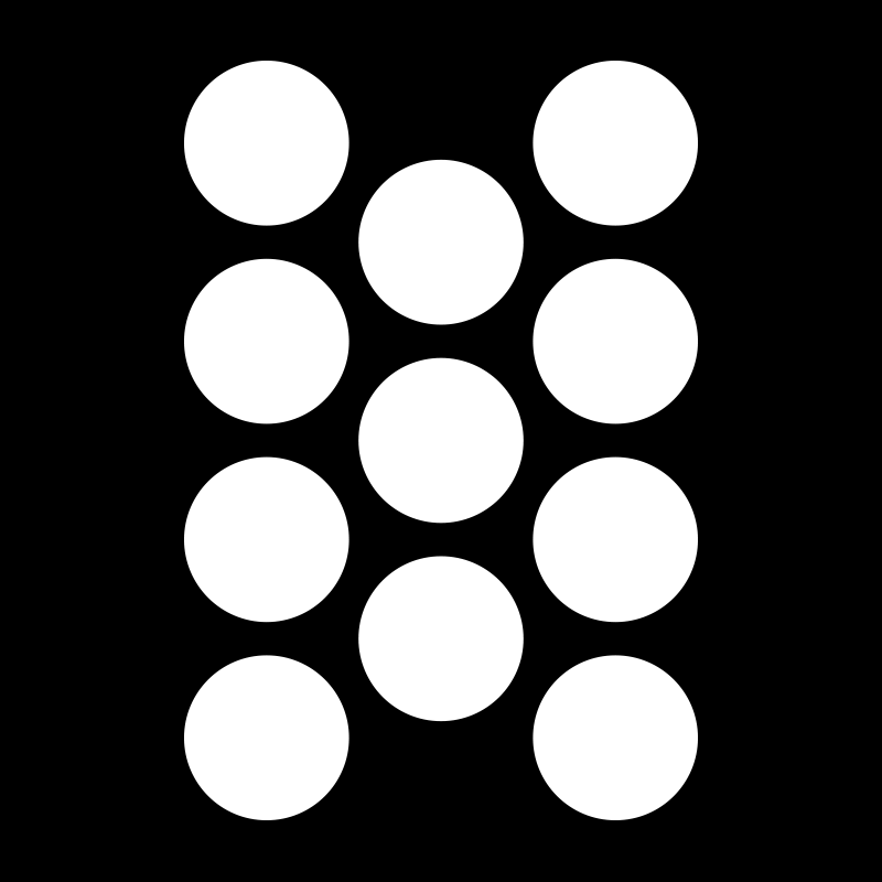 Spots for robot lawn mower, white vinyl