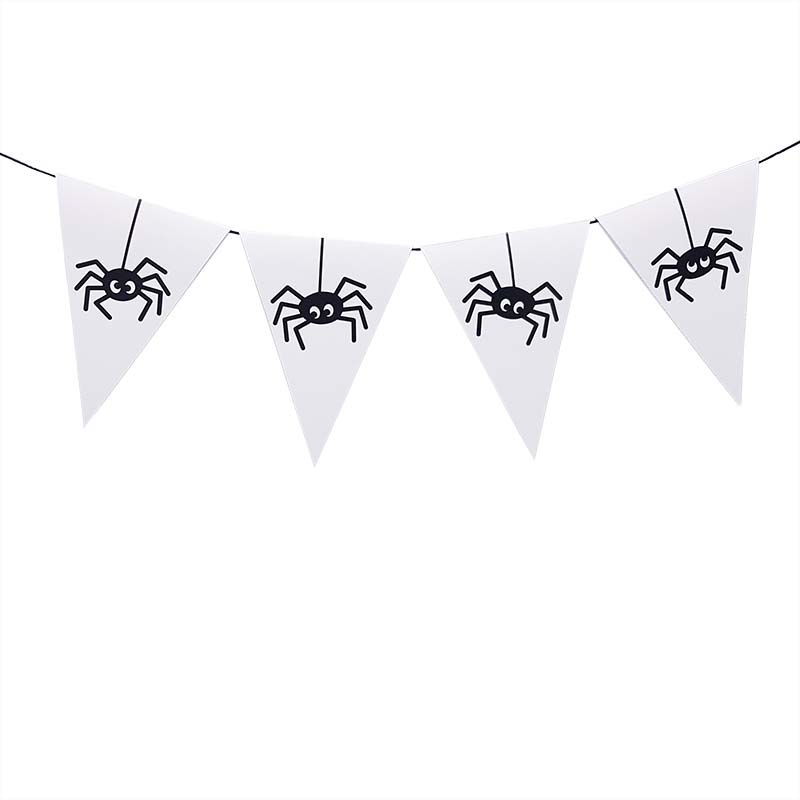 Vimplar med spindlar