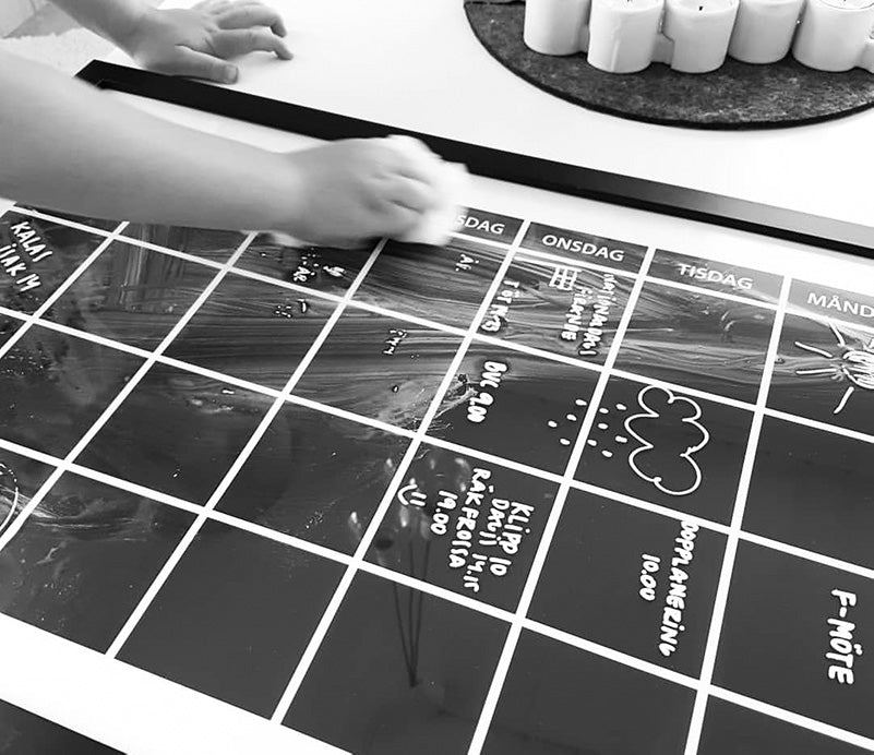 Dags att uppdatera planeringstavlan inför en ny fyraveckorsperiod