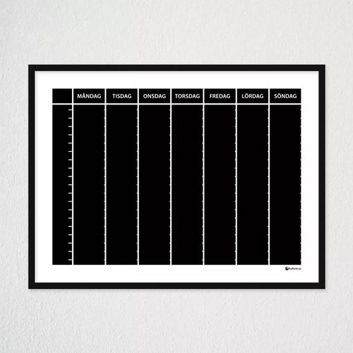 Wall planner, weekly schedule (40x30 cm)