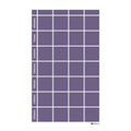 Planeringstavla, vecka med kolumner (40x60 cm) i färg "Dark lavender", en elegant, mörk lila nyans.