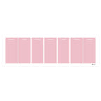 Planeringstavla, vecka (91×30 cm) i färg "Dusty pink", en mjuk, dämpad rosa nyans.
