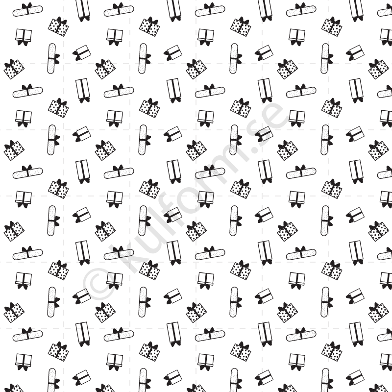 Presentpapper med presenter