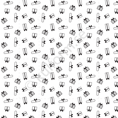 Wrapping paper with presents