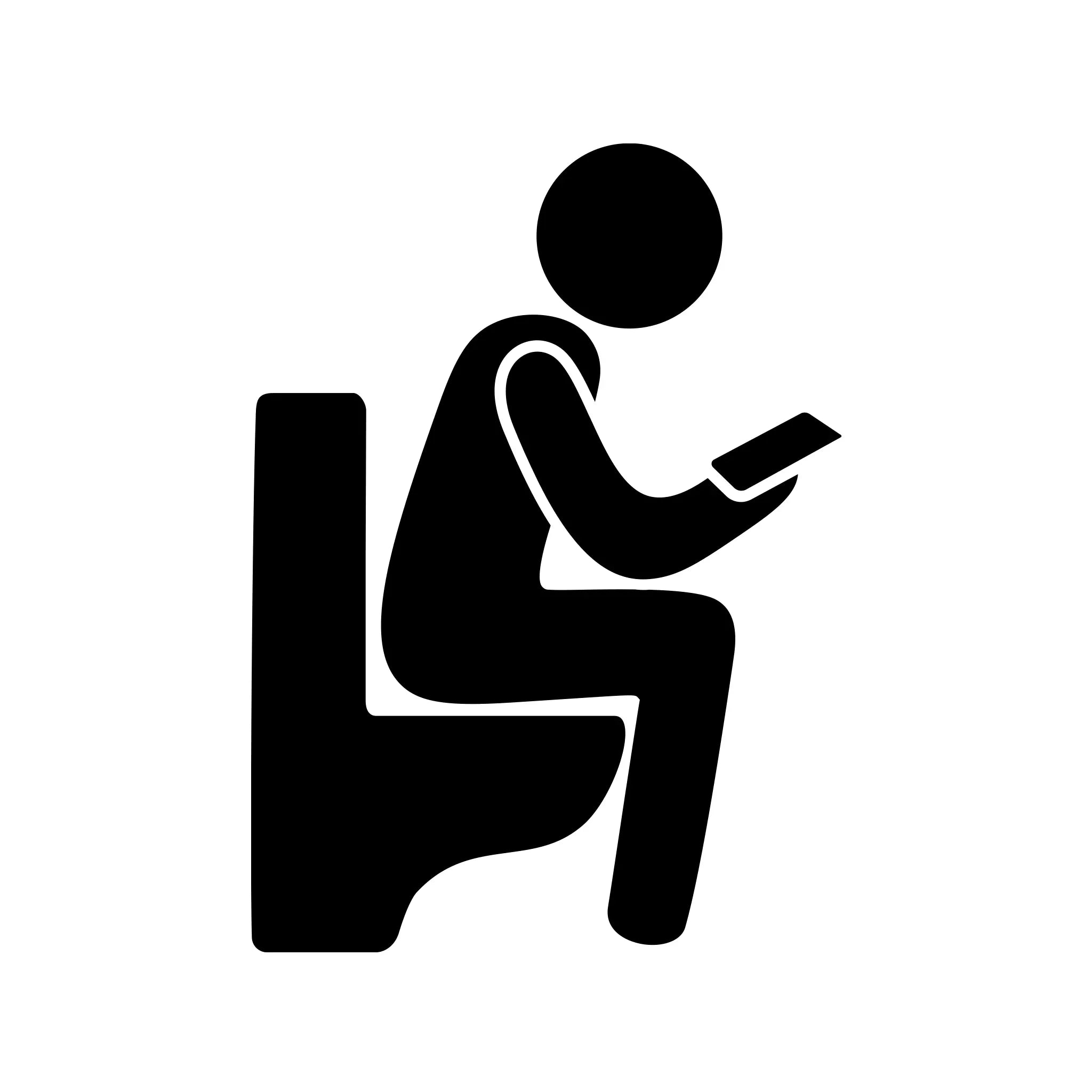 WC sign, needy