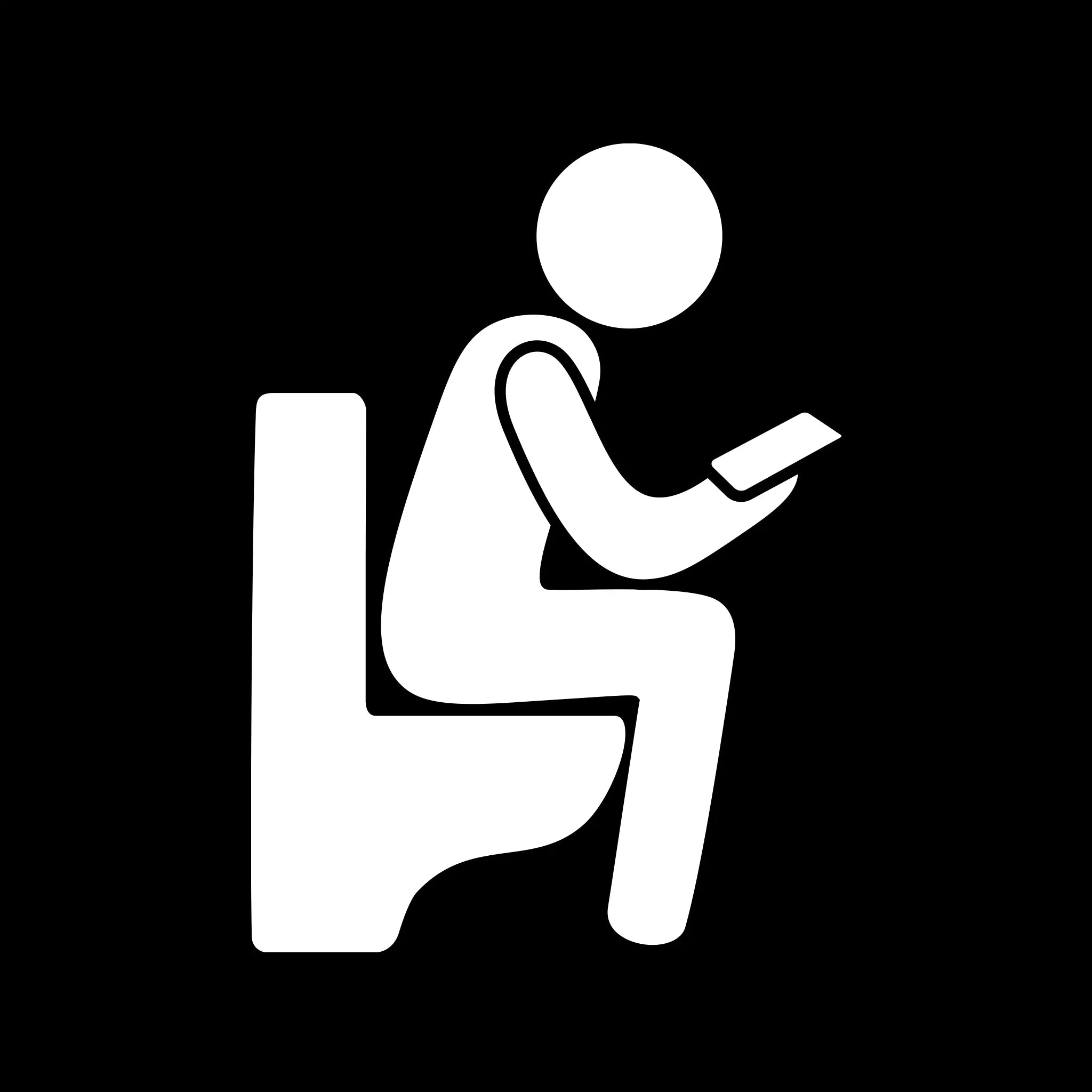 WC sign, needy
