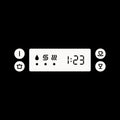 Dishwasher decal for IKEA Silltrut, white