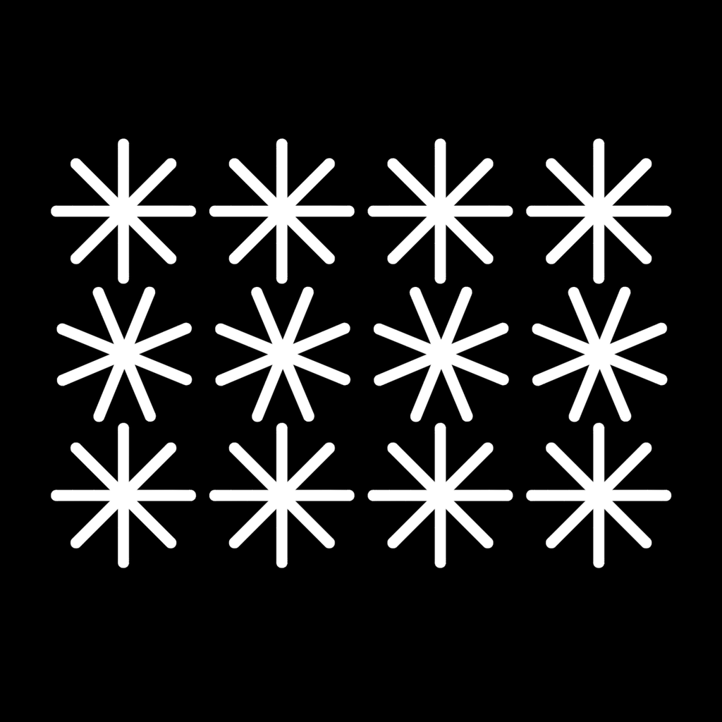 Fönsterdekor, snöflingor