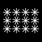 Fönsterdekor, snöflingor