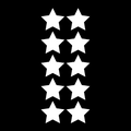 Stars, white