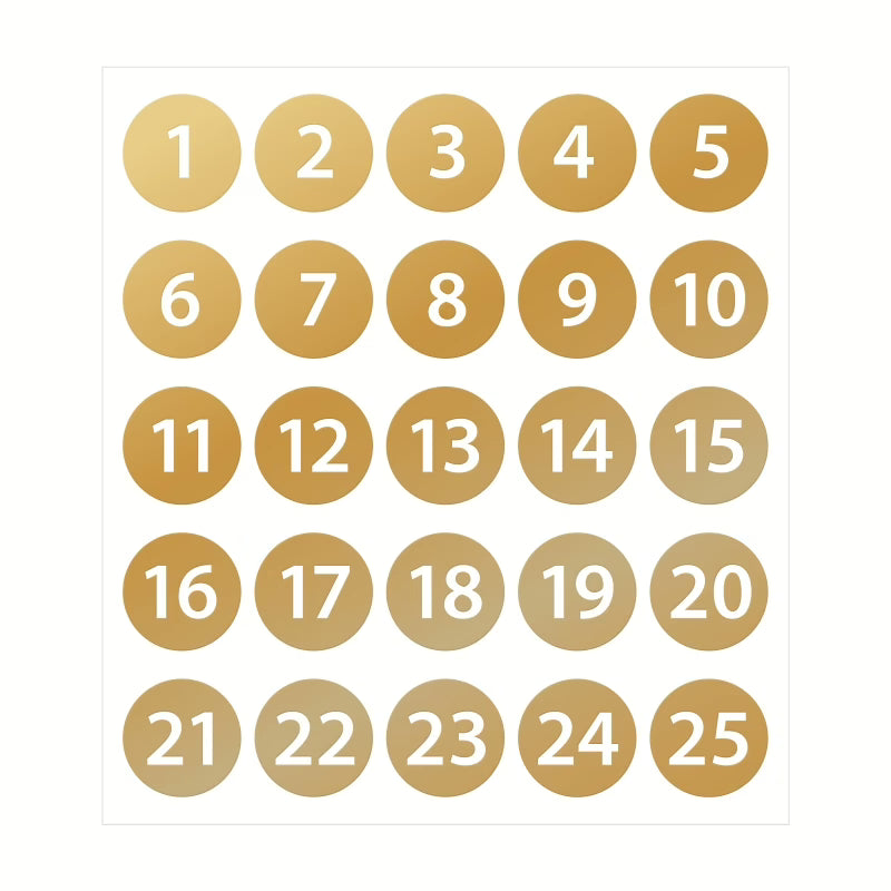 Stickers med siffror