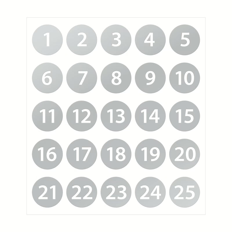 Stickers med siffror