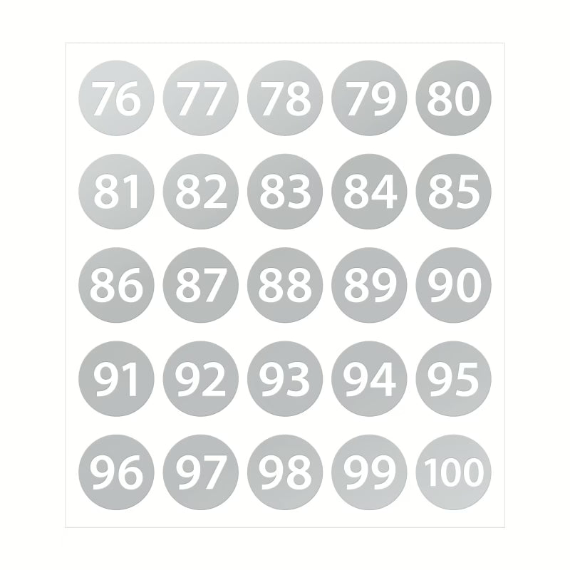 Stickers med siffror
