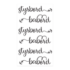 Kul tatuering - Styrbord och babord