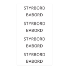 Kul tatuering - Styrbord och babord