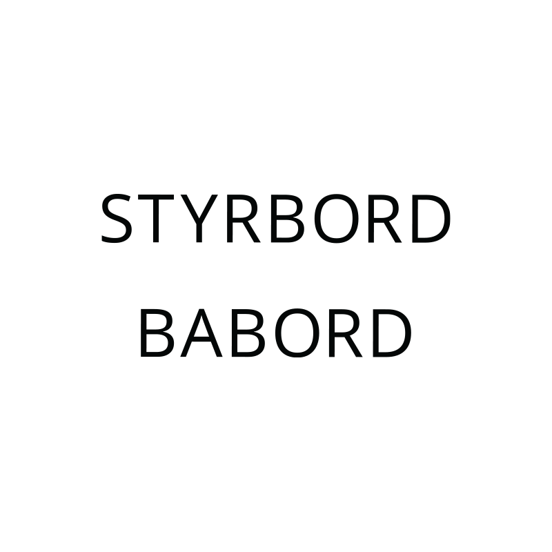 Kul tatuering - Styrbord och babord