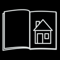 Storage symbol - Coloring book, white