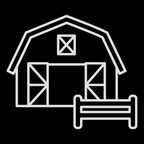 Symbol till förvaring - Lada, vit