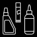 Storage symbol - Glue, white