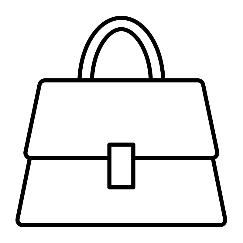 Symbol till förvaring - Handväska, svart
