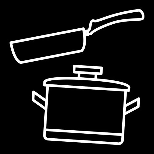 Stewpot and frying pan