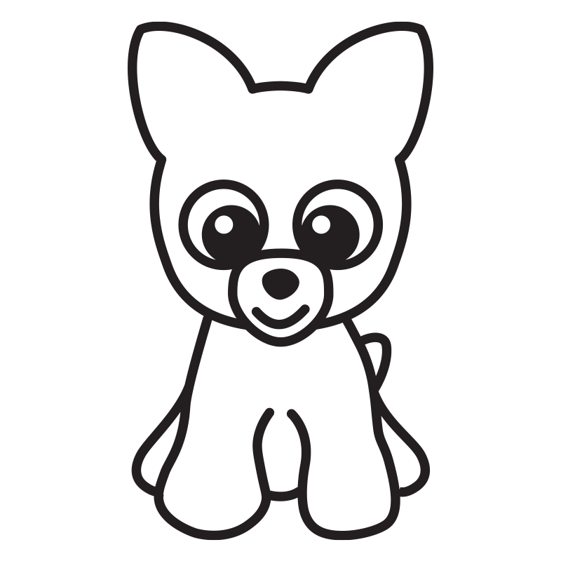 Dog with big eyes