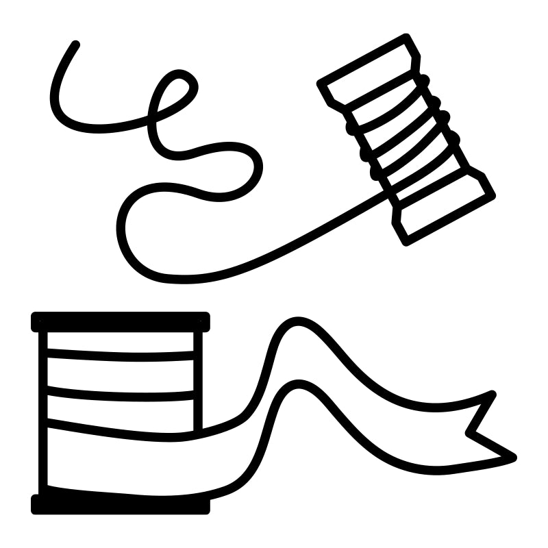 Symbol till förvaring - Tråd, svart