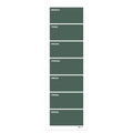 Weekly wall planner (30x91 cm), dark green