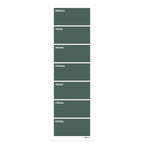 Weekly wall planner (30x91 cm), dark green