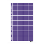 Planeringstavla med kolumner (40x60 cm), Ultra Violet