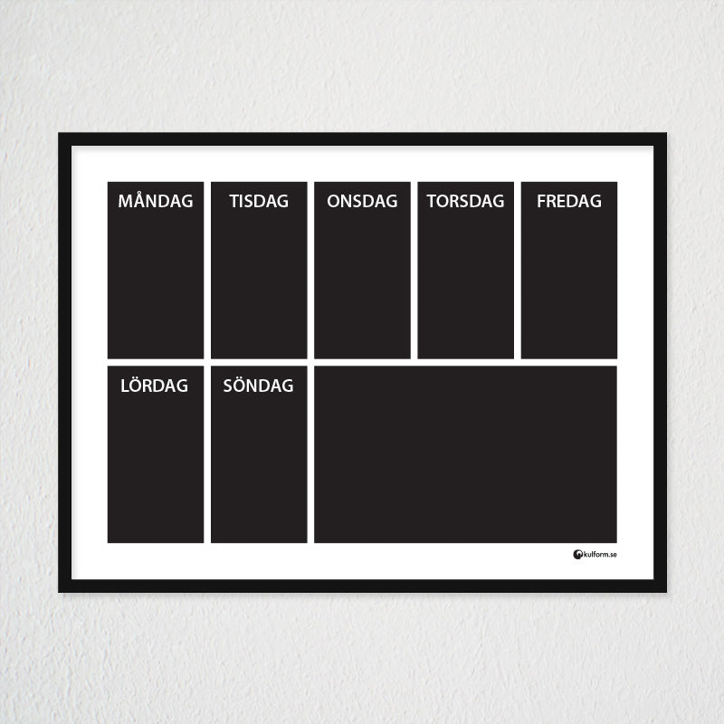 Snygg veckoplanering