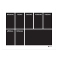 Planning board, week (40x30 cm)